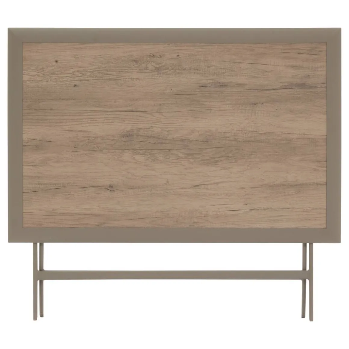 Table de jardin pliante rectangulaire AZUA Truffe / Café