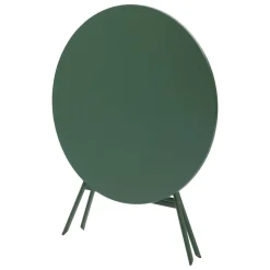 Table de jardin pliante ronde GREENSBORO Vert olive