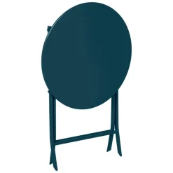 Table de jardin pliante ronde GREENSBORO Pétrole