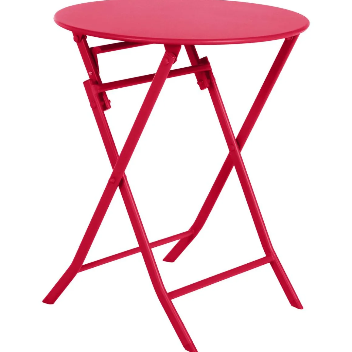 Table de jardin pliante ronde GREENSBORO Grenade