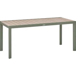 Table de jardin rectangulaire EVASION Lin / Vert laurier