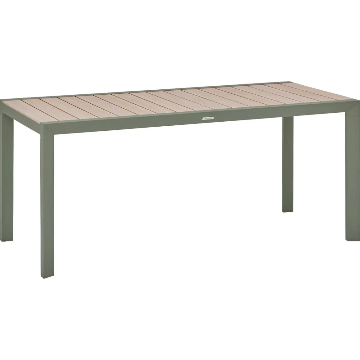 Table de jardin rectangulaire EVASION Lin / Vert laurier