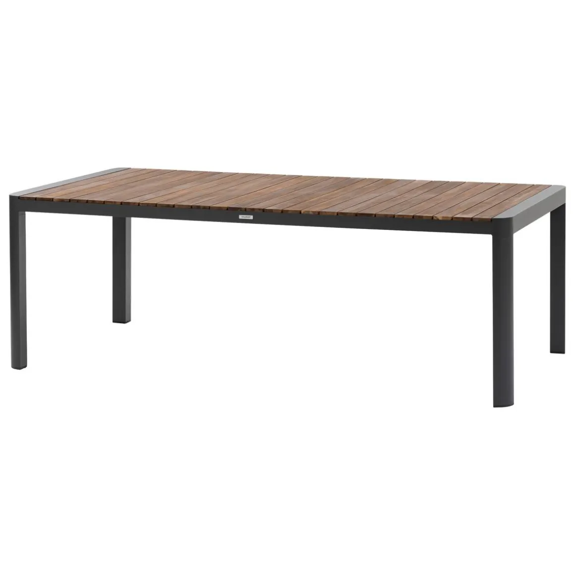 Table de jardin rectangulaire PARADIZE Effet Noyer & Graphite