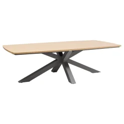 Table de jardin rectangulaire ORACLION Noix / Graphite