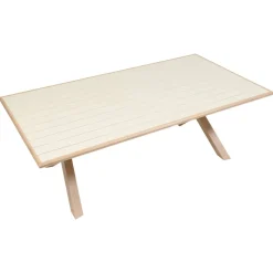 Table de jardin rectangulaire AXIOME Argile / Honey