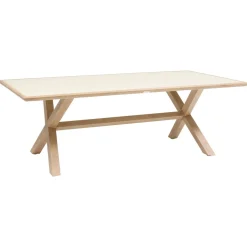 Table de jardin rectangulaire AXIOME Argile / Honey