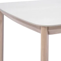 Table de jardin rectangulaire NELORA Beige ficelle / Honey
