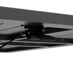 Table de jardin relevable carrée SALIMIA Graphite