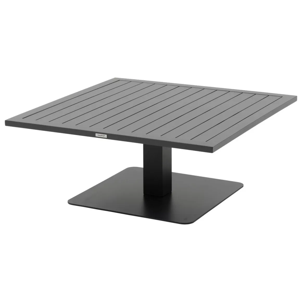 Table de jardin relevable carrée SALIMIA Graphite
