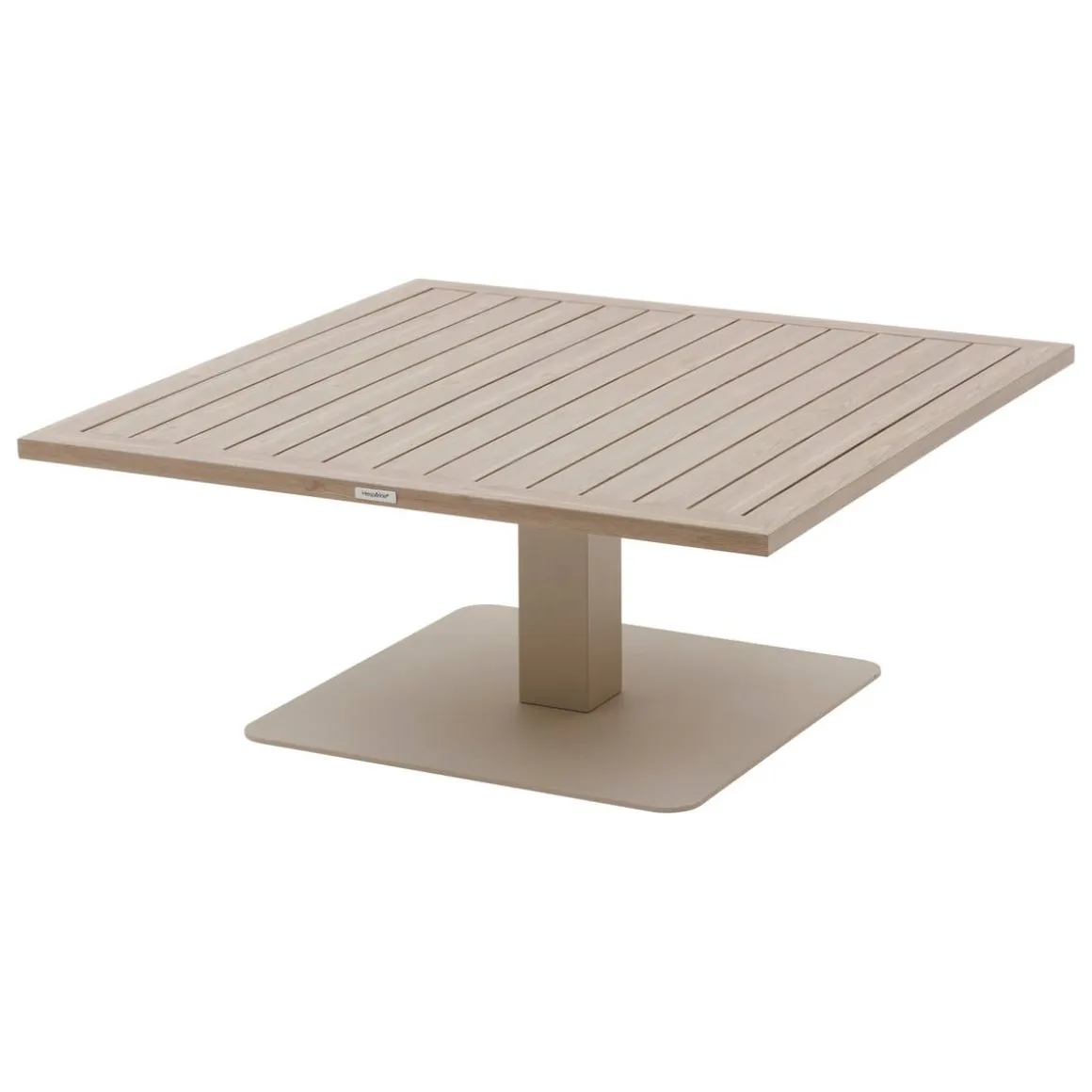 Table de jardin relevable carrée SALIMIA Argile & Lin