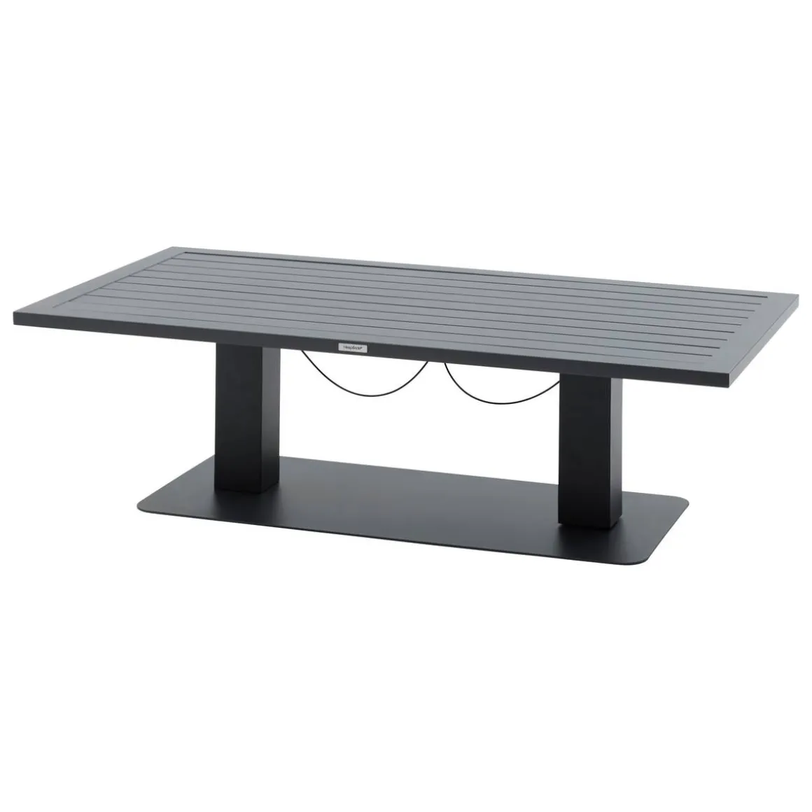 Table de jardin relevable rectangulaire SALIMIA Graphite