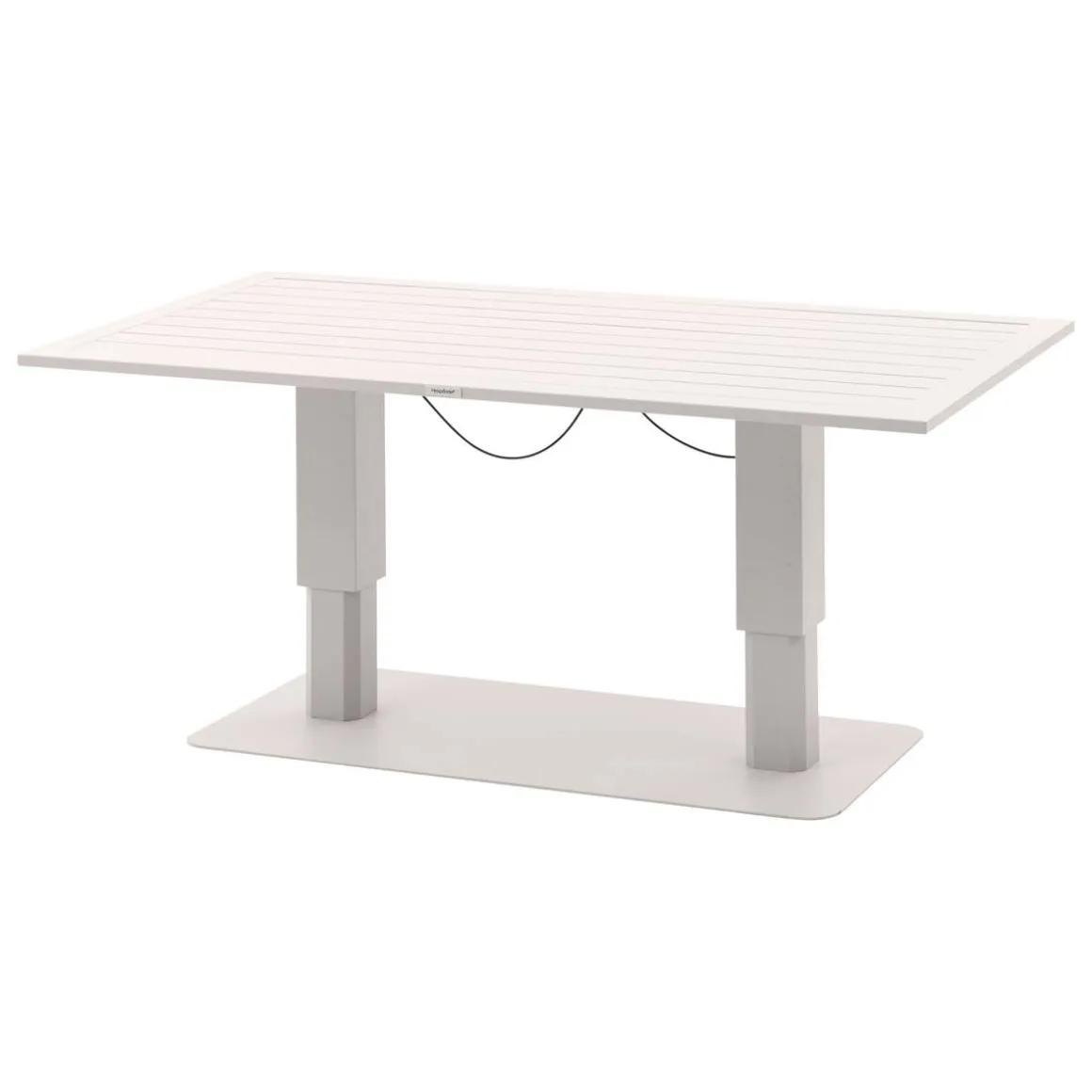 Table de jardin relevable rectangulaire SALIMIA Avoine