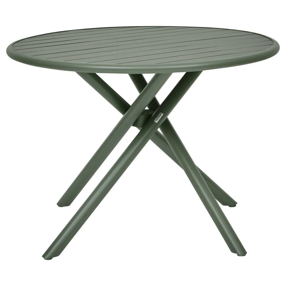 Table de jardin ronde NEBULLIA Vert laurier
