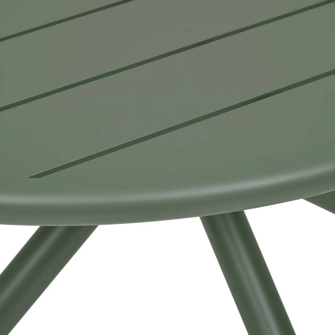 Table de jardin ronde NEBULLIA Vert laurier