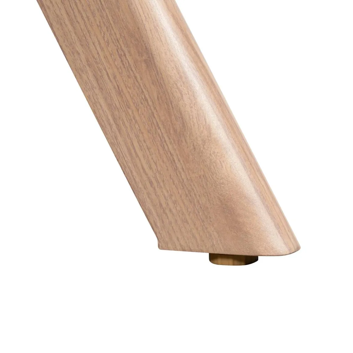 Table de jardin ronde NELORA Beige ficelle / Honey