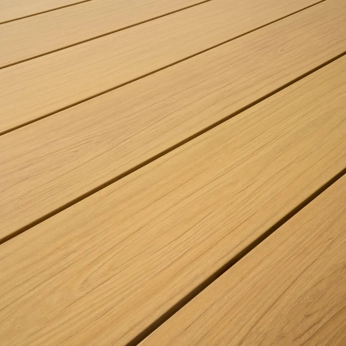 Table de jardin ronde ORACLION Effet bois noix / Argile