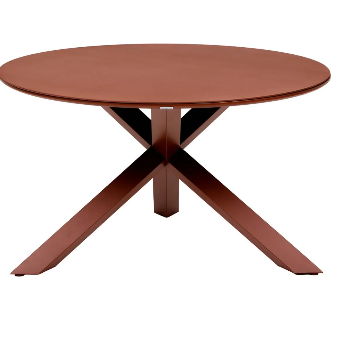 Table de jardin ronde ORYON Acajou