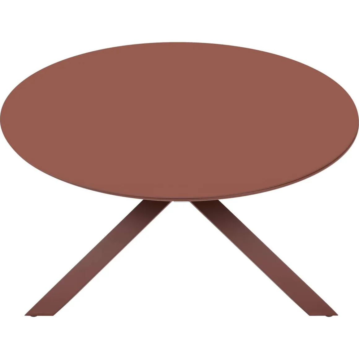Table de jardin ronde ORYON Acajou