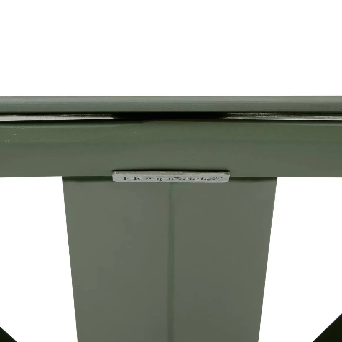 Table de jardin ronde ORYON Vert laurier