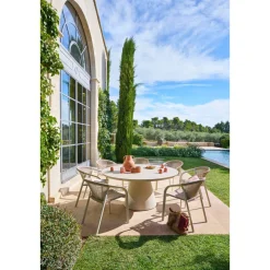Table de jardin ronde YCONIA Argile