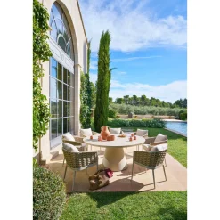 Table de jardin ronde YCONIA Argile