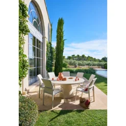 Table de jardin ronde YCONIA Argile