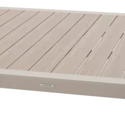 Table de jardin ÉVASION Effet bois Lin & Argile