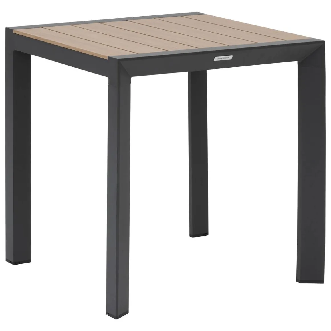 Table de jardin ÉVASION Effet bois Honey & Graphite