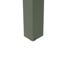 Table de jardin ÉVASION Effet bois Lin & Vert laurier
