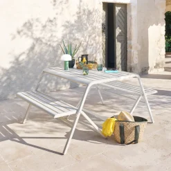 Table de pique-nique pliante pour balcon DRILIA Argile