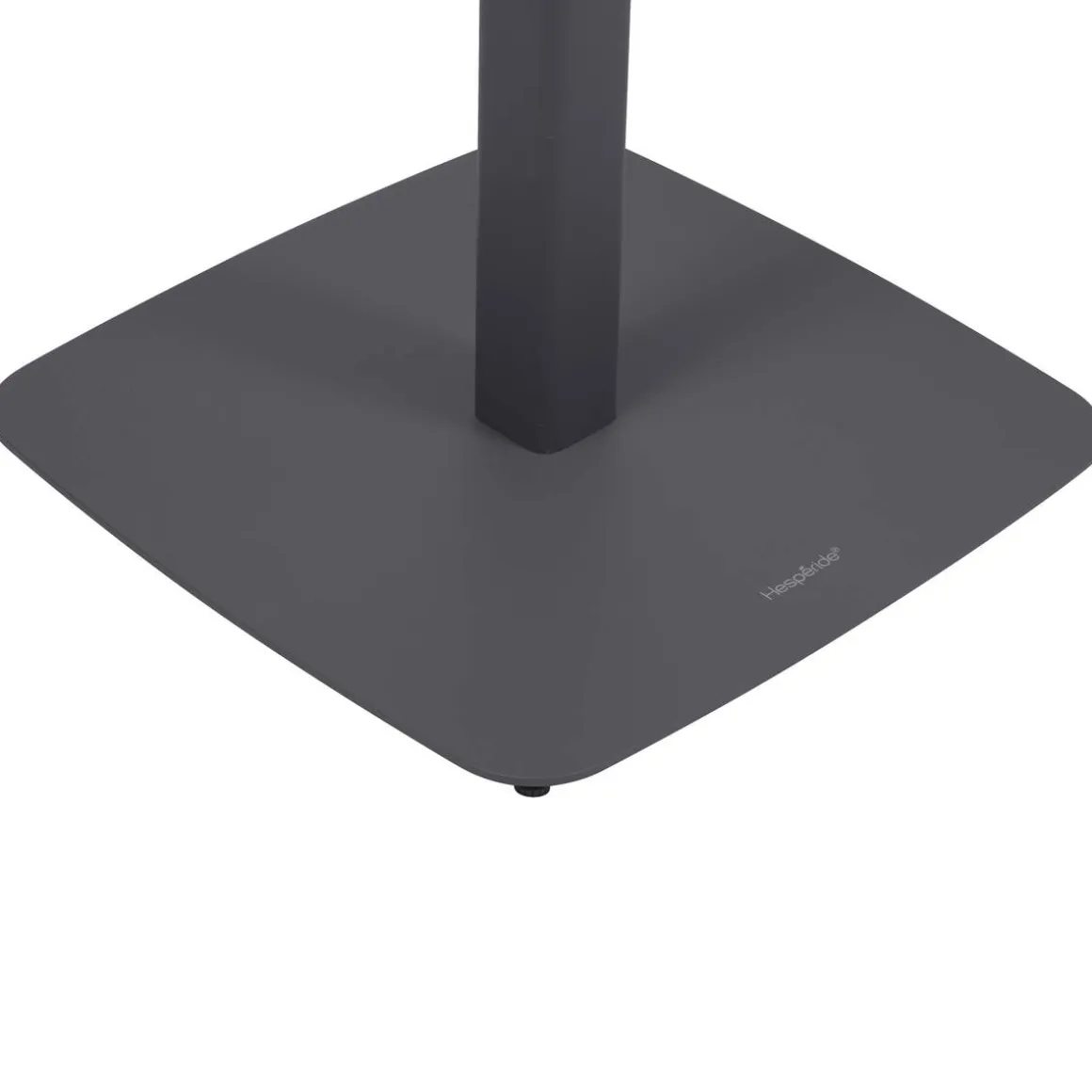 Table haute de jardin carrée ALEGORIA Graphite