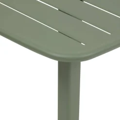 Table haute de jardin carrée ALEGORIA Vert laurier