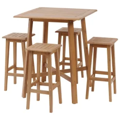 Table haute de jardin TIWI Acacia