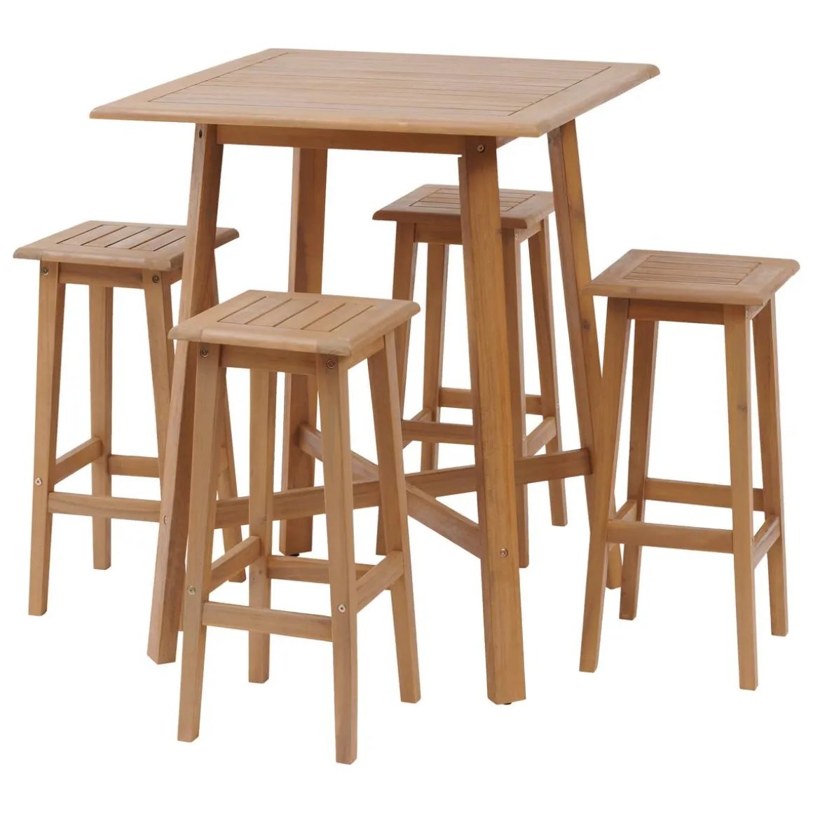 Table haute de jardin TIWI Acacia