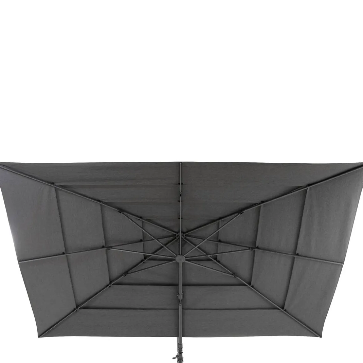 Toile de parasol rectangulaire MELHIA Graphite