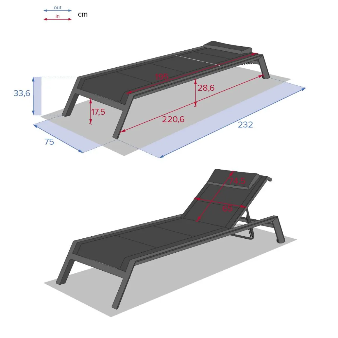 Transat ALLURE Poivre & Graphite