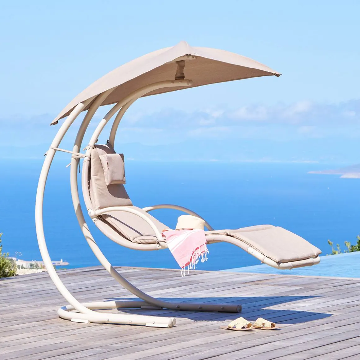 Transat MEORIA Beige / Argile