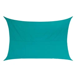 Voile d'ombrage rectangulaire CURACAO Émeraude