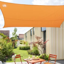 Voile d'ombrage rectangulaire CURACAO Terre battue