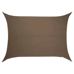 Voile d'ombrage rectangulaire ELYORA Café