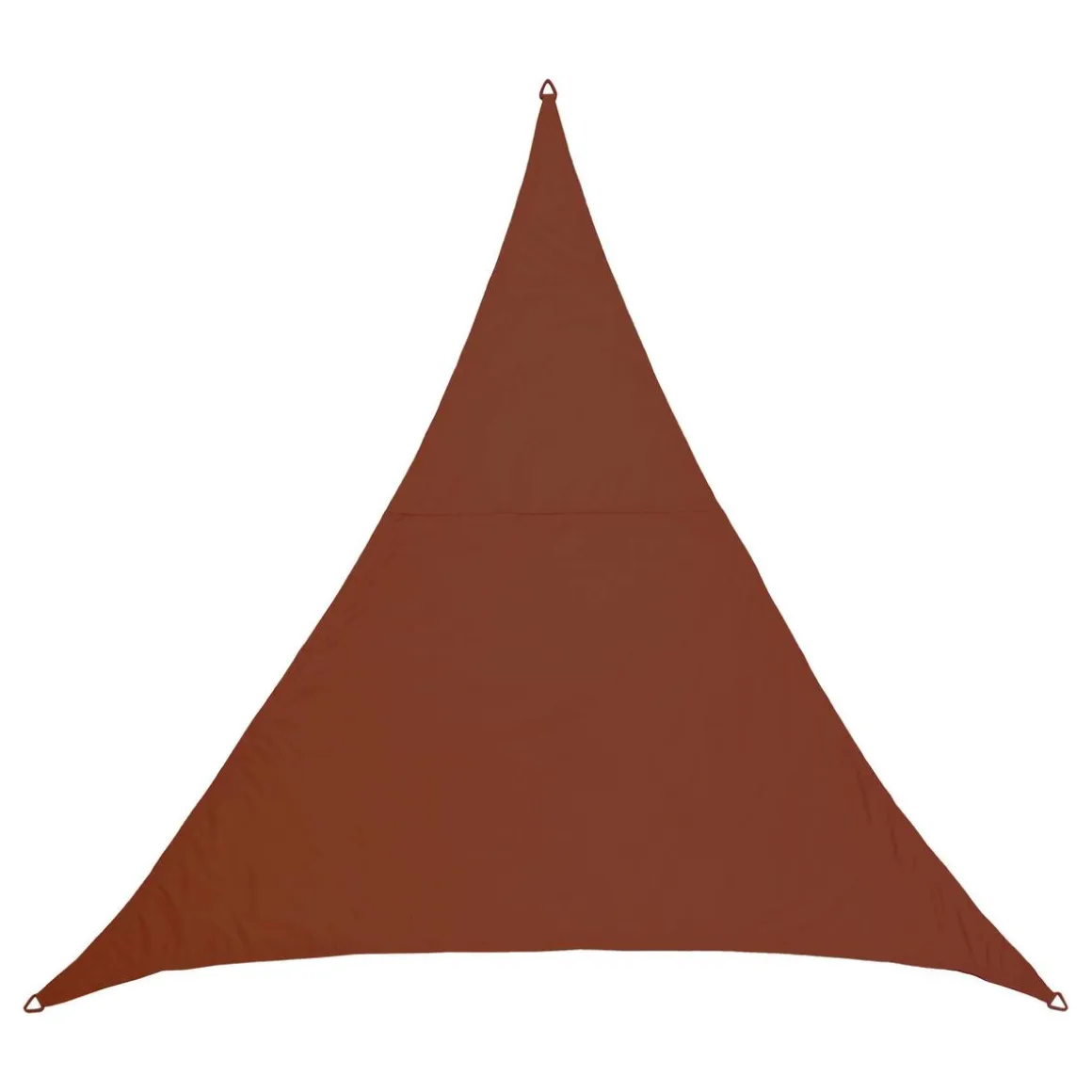 Voile d'ombrage triangulaire ELYORA Acajou