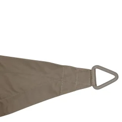 Voile d'ombrage triangulaire ELYORA Gris Ardoise