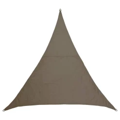 Voile d'ombrage triangulaire ELYORA Gris Ardoise